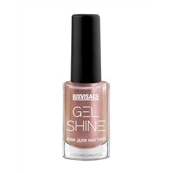LuxVisage Gel Shine Лак для ногтей тон 104 бежевый с розовым перламутром 9г