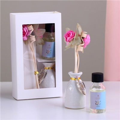 Набор подарочный "Прованс": ваза керамическая,аромамасло орхидея,декор, "Богатство Аромата"