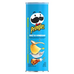 Картофельные чипсы Pringles Salt & Vinegar со вкусом соли и уксуса, 158 г