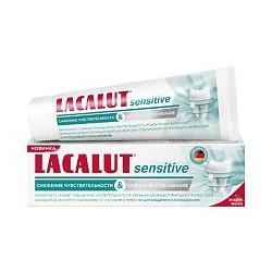 Lacalut® sensitive снижение чувствительности и бережное отбеливание зубная паста, 75 мл