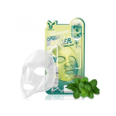 [Elizavecca] НАБОР Тканевая маска для лица ЦЕНТЕЛЛА Centella Asiatica Deep Power Ringer Mask Pack, 10 шт