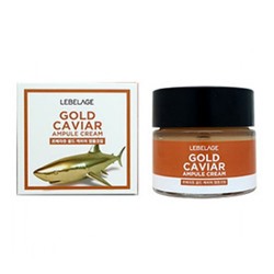 [LEBELAGE] Крем для лица ампульный ЗОЛОТО / ИКРА Ampule Cream Gold Caviar, 70 мл