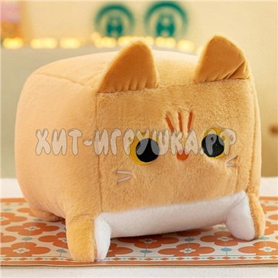 Мягкая игрушка подушка SQUARE CAT 40*30*35 см (ВЫБОР ЦВЕТА) Sqcat_40, Sqcat_40_white, Sqcat_40_orange, Sqcat_40_gray, Sqcat_40_black