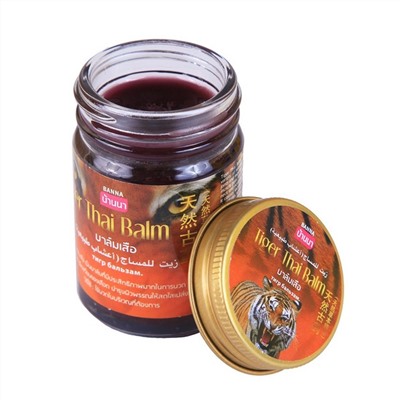 Banna Тигровый черный бальзам / Tiger Thai Balm, 50 г