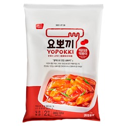 Рисовые клецки Young Poong Yopokki Sweet & Spicy Topokki с остро-сладким соусом, 280 г