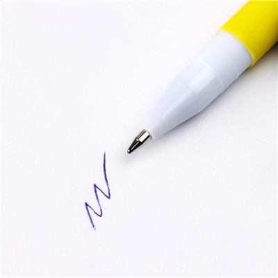 Ручка на выпускной пластиковая софт-тач в подарочной коробке «Отличника» шариковая, паста синяя, 0.7 мм