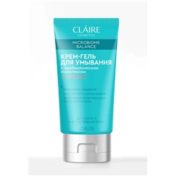 Claire Cosmetics Microbiome Balance Крем-гель для умывания для сухой и чувствительной кожи 150мл