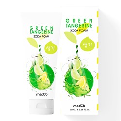 [MED B] Пенка для лица ПИЩЕВАЯ СОДА / ЗЕЛЕНЫЙ МАНДАРИН Green Tangerine Soda Foam, 100 мл