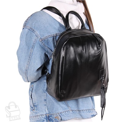 Рюкзак женский кожаный 5519S black S-Style