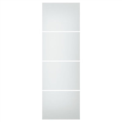 SVARTISDAL СВАРТИСДАЛЬ, 4 панели д/рамы раздвижной дверцы, белый под бумагу, 75x236 см