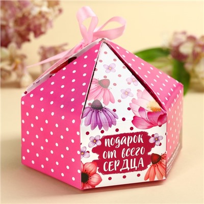 Конфеты шоколадные «Любимой бабушке» в коробке с бантом, 200 г.