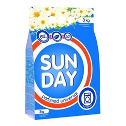 Сонца Sunday Стиральный порошок автомат Универсал Perfumed 3 кг