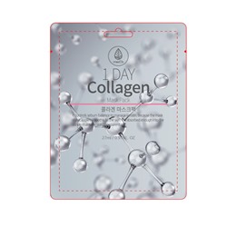 [MED B] НАБОР Маска для лица тканевая КОЛЛАГЕН 1-Day Collagen Mask Pack, 27 г х 10 шт.