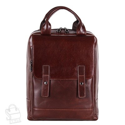 Рюкзак мужской кожаный 7320G brown Fuzhiniao