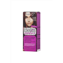 Белита-М Belita Color Стойкая краска с витаминами для волос тон №6.65 Гранатово-красный