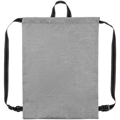 Рюкзак-мешок Melango серый, 34x45 см