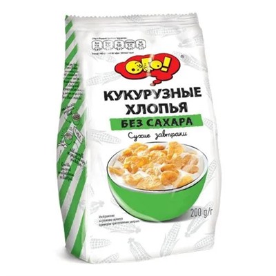 Хлопья кукурузные без сахара ОГО!