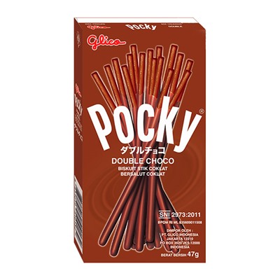 Бисквитные палочки Pocky Double Choco - двойной шоколад, 47 г
