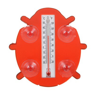 Термометр для пластиковых и деревянных окон «Божья Коровка»