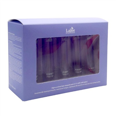 Lador Набор ампульных филлеров с церамидами / Perfect Hair Fill-Up Osmanthus, 13 мл x 10