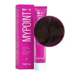 TEFIA Mypoint 5.0 Перманентная крем-краска для волос / Светлый брюнет натуральный, 60 мл