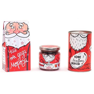 Подарочный набор из 3 продуктов Посылка от Деда Мороза