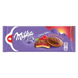 Печенье Milka Choco Jaffa Raspberry Jelly с малиновой начинкой, 147 г