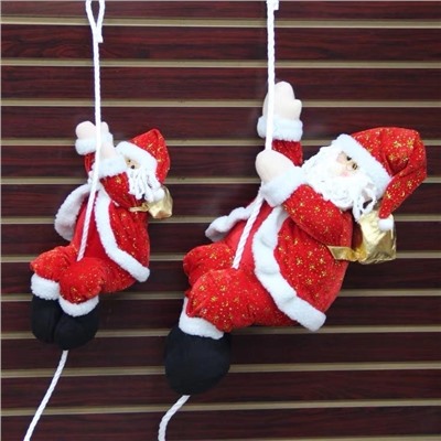 Новогодняя подвесная Рождественская декорация «ДЕД МОРОЗА » на веревке для дома и улицы