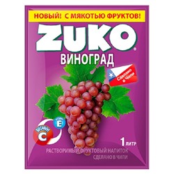 Растворимый напиток Zuko со вкусом винограда, 25 г