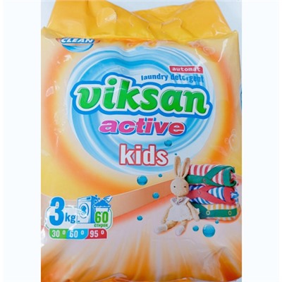 Стиральный порошок"VIKSAN" Active Kids Automat, 3кг