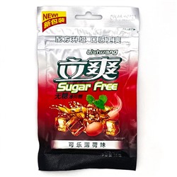 Конфеты Lishuang Sugar Free со вкусом колы и мяты, 15 г