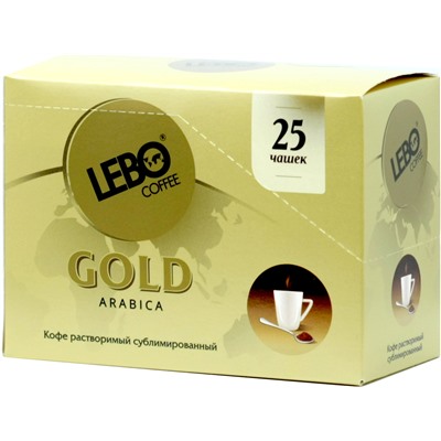 LEBO. Gold карт.пачка, 25 пак.