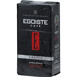 EGOISTE. Espresso (молотый) 250 гр. мягкая упаковка