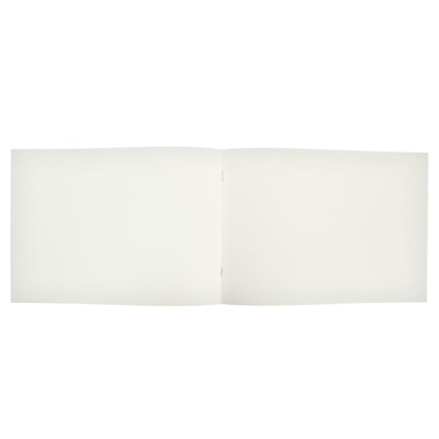 Альбом для рисования А4, 20 листов на скрепке «Русалка-1», обложка мелованный картон, тиснение лён, блок 100 г/м2