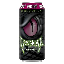 Энергетический напиток Venom Black Cherry Kiwi со вкусом чёрной вишни и киви, 473 мл