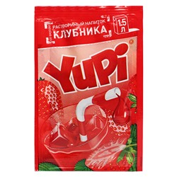 Растворимый напиток Yupi со вкусом клубники, 15 г