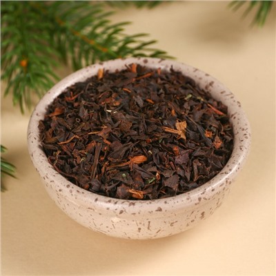 Чай чёрный «Новогодняя почта», вкус: лесные ягоды, 50 г.