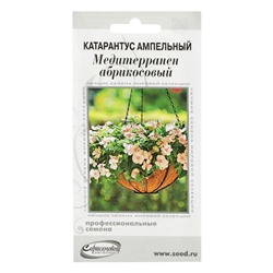Семена цветов  Катарантус амп. Медитерранен, абрикосовый, 7 шт