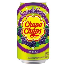 Газированный напиток Chupa Chups Grape со вкусом винограда, 345 мл