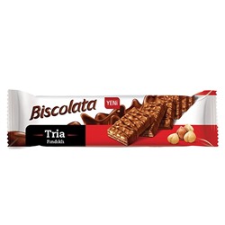 Вафли Solen Biscolata Tria Nuts с ореховой начинкой, 100 г