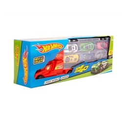 Набор Hot Wheels трейлер + 6 машинок