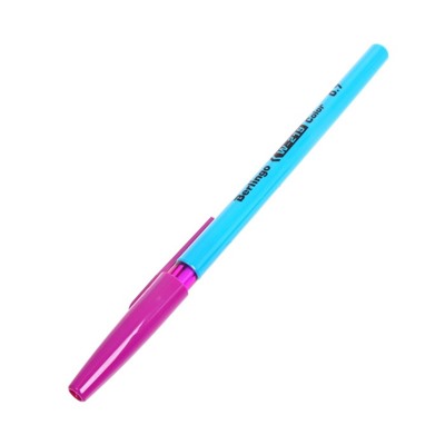 Ручка шариковая W-219 Color, узел 0.7 мм, чернила синие, микс