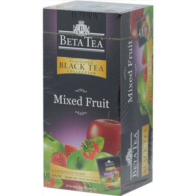 BETA TEA. Black Tea Collection. Фруктовый микс карт.пачка, 25 пак.