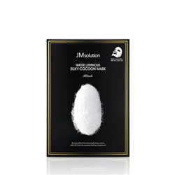 JM SOLUTION WATER LUMINOUS SILKY COCOON MASK BLACK 35ml Маска для упругости кожи с протеинами шелка 35мл