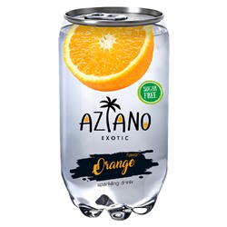 Газированный напиток Aziano со вкусом апельсина, 350 мл