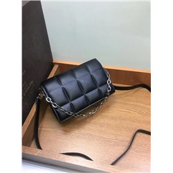 Женская сумка-клатч ЭКО кожа стеганная черный