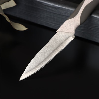 Нож кухонный «Мезури», лезвие 9,5 см, цвет МИКС