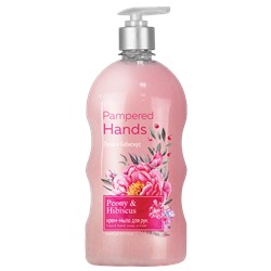 Фабрика Ромакс Pampered Hands Крем-мыло для рук Пион и гибискус 650г