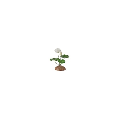 FEJKA ФЕЙКА, Растение искусственное, д/дома/улицы/Водяная лилия белый, 13 см