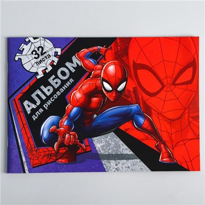 Альбом для рисования А4, 32 л., Spider-man, Человек-паук